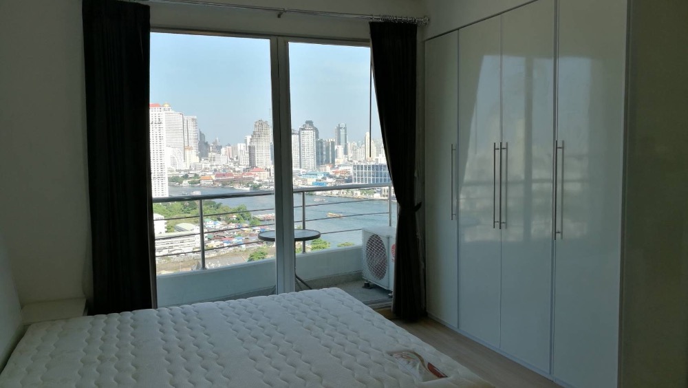 For RentCondoWongwianyai, Charoennakor : Condo for rent, Supalai River Place, a beautiful river view, close to the beautiful room