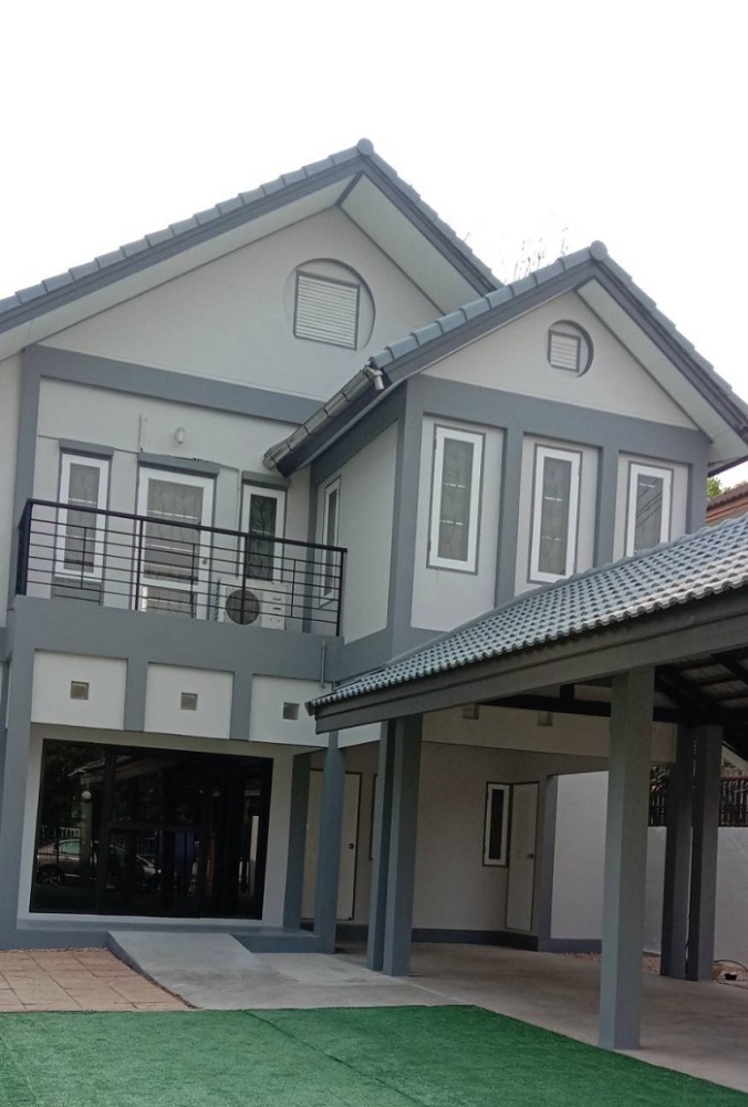 For SaleHouseMin Buri, Romklao : 2 -storey detached house for sale. Garden Home 8 Nimit Mai Road, Min Buri District, Bangkok