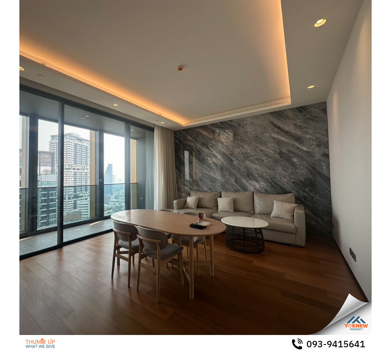 For RentCondoSukhumvit, Asoke, Thonglor : The Estelle PhromPhong 🌆💖 Beautiful view shout out! Corner room, fully furnished, just bring your bag and you're ready to move in!