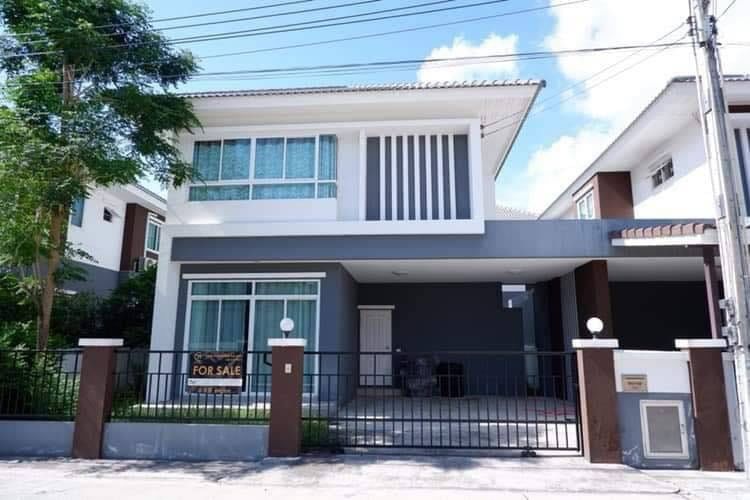 For SaleHouseSriracha Laem Chabang Ban Bueng : For sale! 3 bedroom detached house, The Living Village, Sriracha-Nongkham