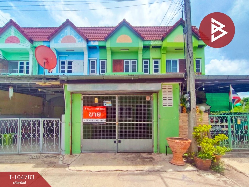 For SaleTownhomeSamut Songkhram : 2 -story townhouse for sale, area of ​​20.6 square wah, Lat Yai Samut Songkhram