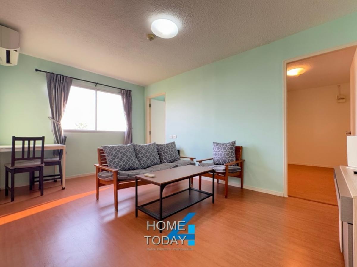 For RentCondoLadkrabang, Suwannaphum Airport : Urgent rent‼ ️ 🔥 2 bedrooms, 2 bathrooms Lumpini Condo Town Romklao-Suvarnabhumi, the corner room is ready to move in 🛋️