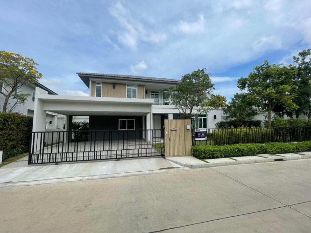 For RentHouseRama5, Ratchapruek, Bangkruai : 🔥🔥𝐒𝐢𝐧𝐠𝐥𝐞 𝐇𝐨𝐮𝐬𝐞 𝐌𝐚𝐧𝐭𝐚𝐧𝐚 𝐖𝐞𝐬𝐭𝐠𝐚𝐭𝐞  🔥 🔥🔥 Detached house, Manthana Westgate