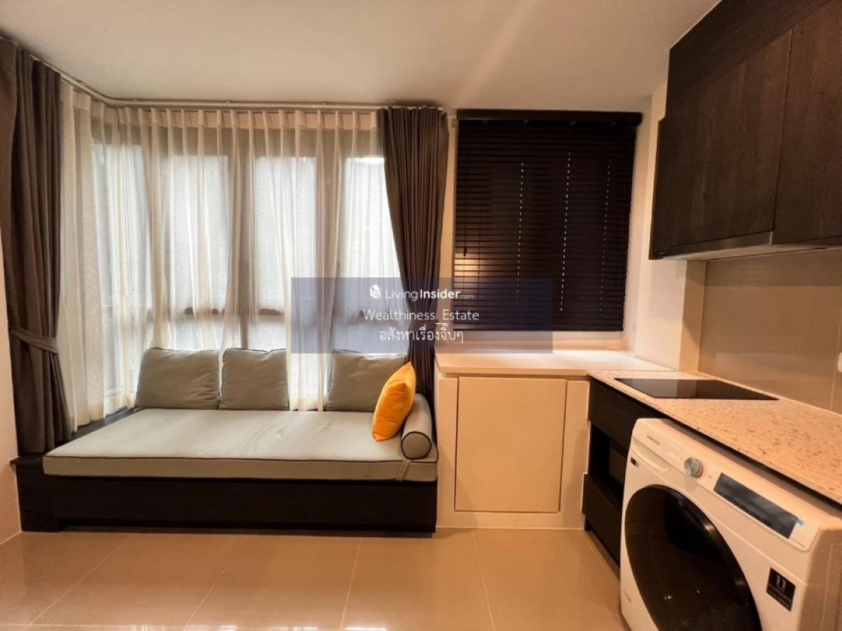 For RentCondoRatchadapisek, Huaikwang, Suttisan : Condo ready to stay, beautifully decorated, priced at 17,000 baht, near the train. Interested in greeting 0808144488.