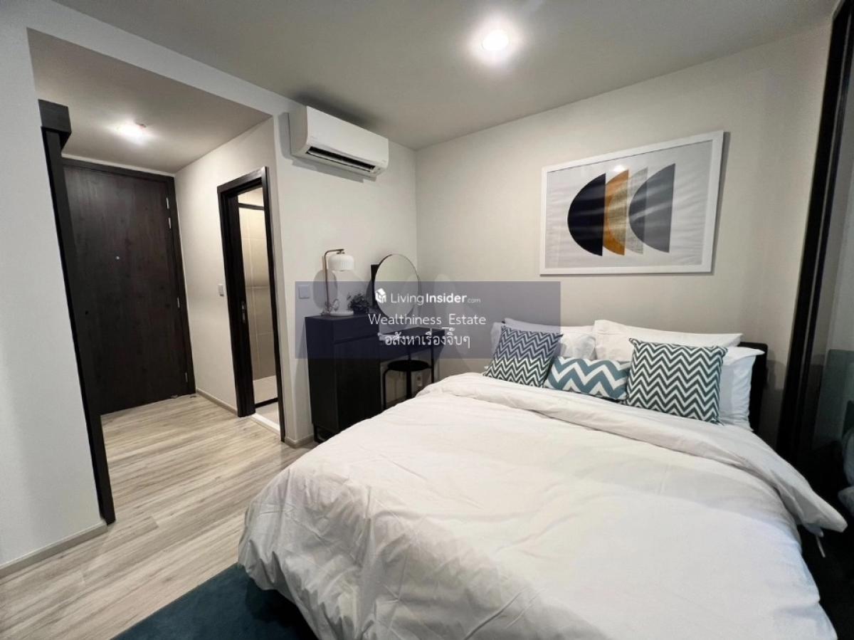 For RentCondoRatchadapisek, Huaikwang, Suttisan : Condo ready to be in Huai Khwang area, 1 bed, 30 sqm. 17,000 baht, next to the beautiful central garden.