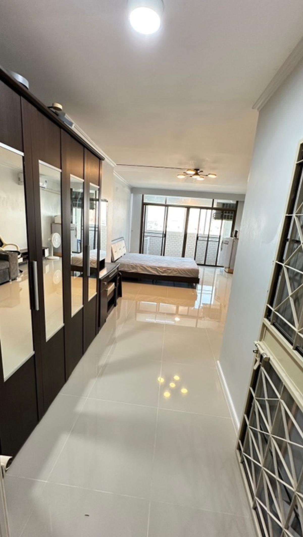 For RentCondoRatchadapisek, Huaikwang, Suttisan : Sap Kaew Tower for rent 35 sqm. Floor 15, north, with Line@Home1999