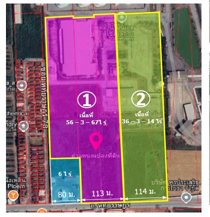 For SaleLandPathum Thani,Rangsit, Thammasat : Land for sale in an area of ​​93-2-81 rai. Wide page on Hathairat Road 227 meters.