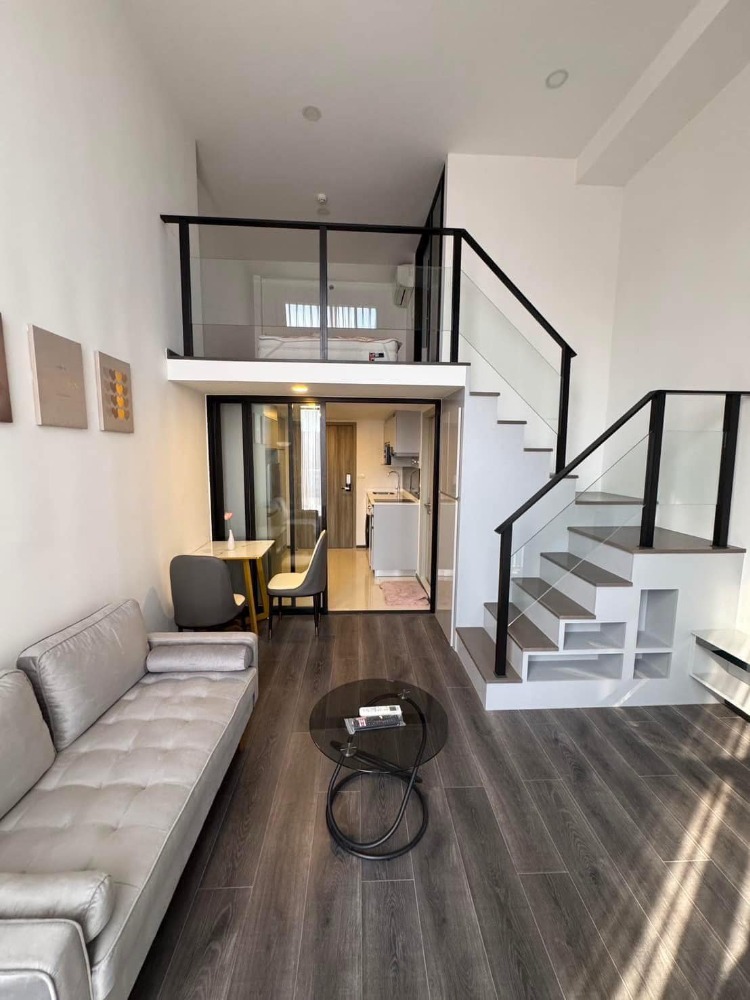 For RentCondoKasetsart, Ratchayothin : 🔥🔥 (New room) Duplex room, complete size 37.5 sqm. - 𝐊𝐧𝐢𝐠𝐡𝐭𝐬𝐛𝐫𝐢𝐝𝐠𝐞 𝐒𝐩𝐚𝐜𝐞 𝐑𝐚𝐜𝐡𝐚𝐲𝐨𝐭𝐡𝐢𝐧 | Add Line: AAE.MMPROPRETY