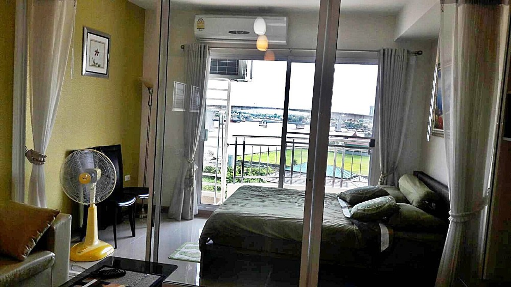 For RentCondoWongwianyai, Charoennakor : Supalai River Resort Charoen Nakhon Fully furnished 38 sq.m.