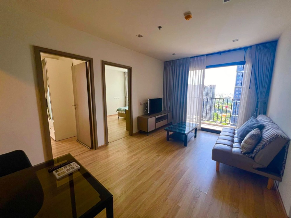 For RentCondoRama9, Petchburi, RCA : Ann403 2 bedroom for rent, The Base Garden, Rama 9, Floor 23, corner room