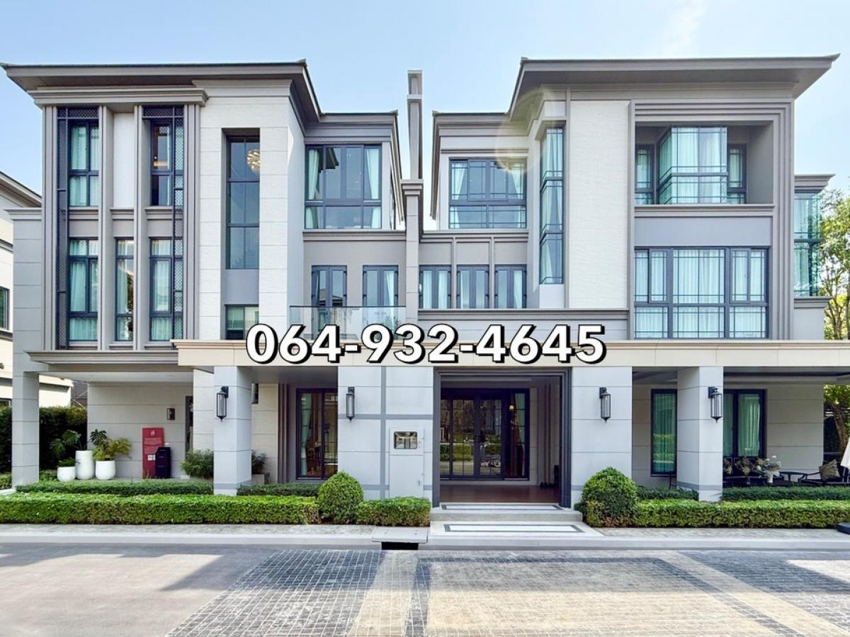 For SaleChokchai 4, Ladprao 71, Ladprao 48, : B21,900,000 Baan Klang Mueang Classe Ratchada Ladprao - Twin House 3, 47.70 sq.w., 238 sqm. Buy at the project 064-932-4645 ken