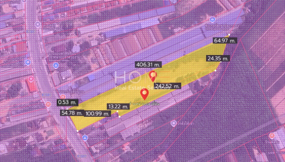 For SaleLandRayong : Map Porn Porn, Pluak Daeng, Rayong / (Sell), Land Map Yang Phon Pluak Daeng Rayong / (SALE) Newc405