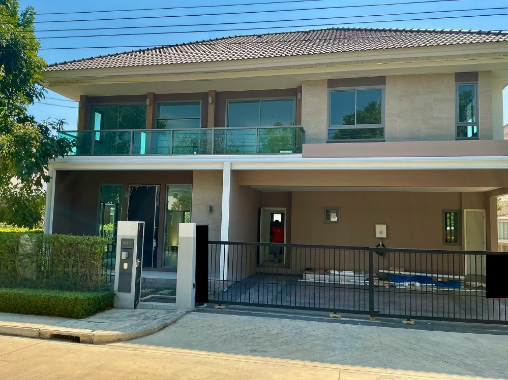 For SaleHouseLadkrabang, Suwannaphum Airport : 🏡 Corner Single House for Sale | Perfect Place (Phase 9) Sukhumvit 77 | Spacious & Private ✨ Brand-new house, never lived in! Corner unit offering maximum privacy, ready for you to design and decorate in your own style.