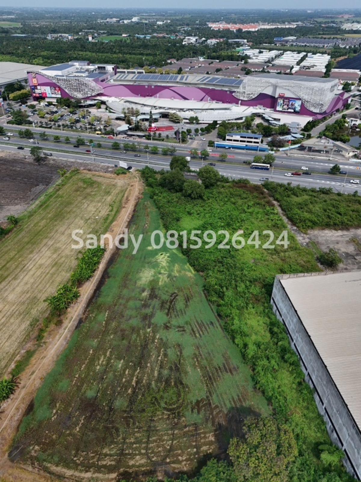 For SaleLandPhutthamonthon, Salaya : Empty land opposite Central Salaya. Next to Borommaratchachonnani Road Leave from Bangkok