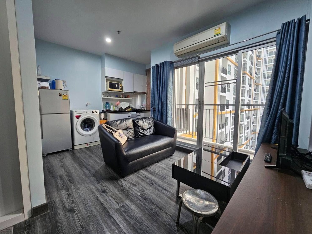 For SaleCondoThaphra, Talat Phlu, Wutthakat : Condo for sale, floor 12A with beautiful decorative furniture in Tha Phra-Taksin area, near BTS, Talat Phlu, only 300 meters.