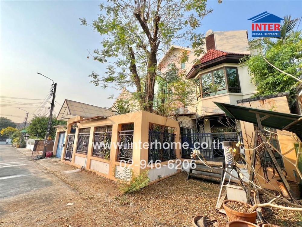 For SaleHouseKaset Nawamin,Ladplakao : 2 storey detached house, 50 sq.w., Suan Thip Village Soi Khlong Lamjiak 12 Prasert Manukit Road (Kaset-Nawamin) Nuanchan Road, Bueng Kum District, Bangkok