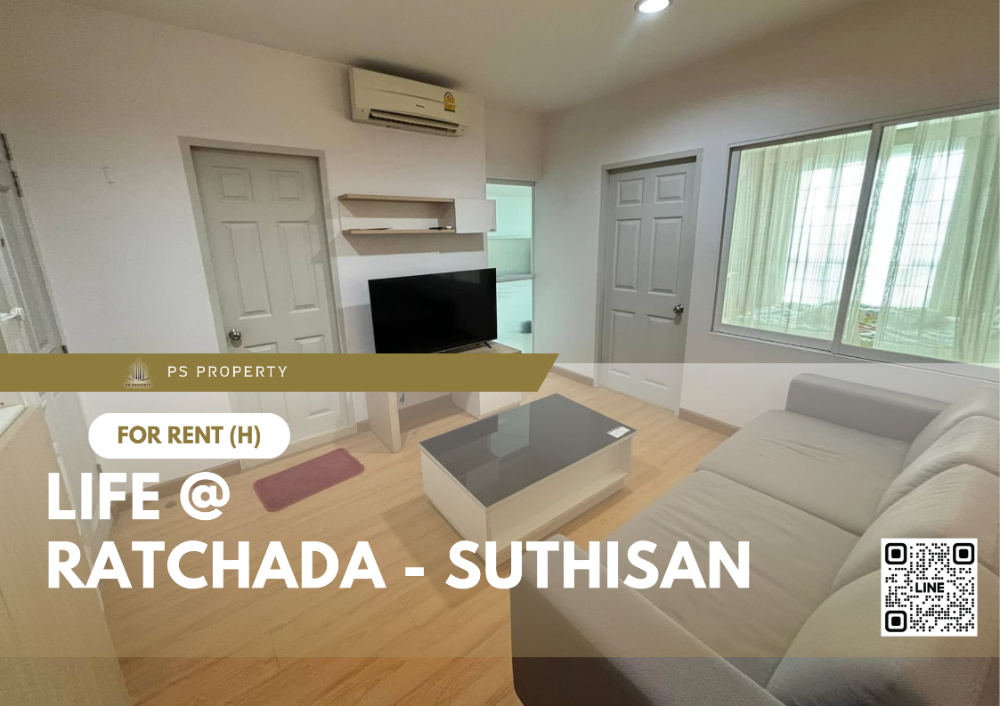 For RentCondoRatchadapisek, Huaikwang, Suttisan : For rent 🔥 Life @ Ratchada - Suthisan 🔥 near MRT Suthisan, complete with furniture and electrical appliances.