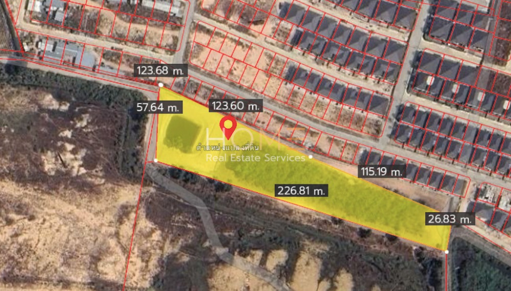 For SaleLandSriracha Laem Chabang Ban Bueng : Sriracha Land behind Supalai Village / (Selling), Land Si Racha Behind Supalai Village / (Sale) Newc417