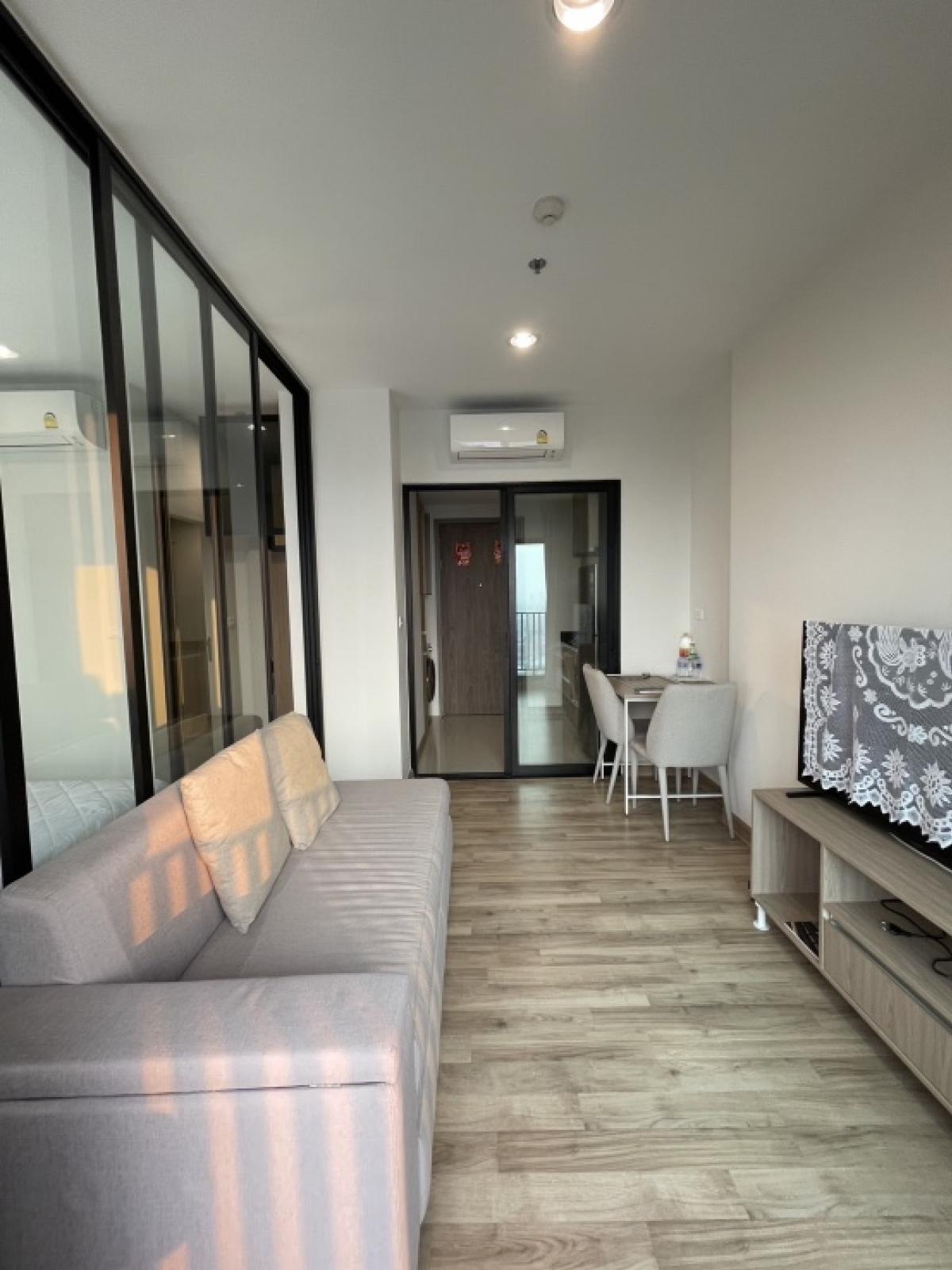 For RentCondoBangna, Bearing, Lasalle : 🏡 Condo for rent, ready! Niche Mono Sukhumvit Bearing, 1 bedroom electrical appliances, 1 bathroom, kitchen closed 33 sqm.