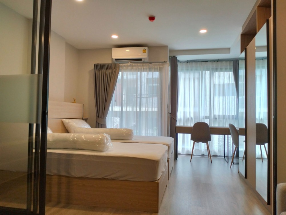 For RentCondoPhutthamonthon, Salaya : 🍀😊FOR RENT>> Salaya One Residences>> Near Mahidol University 700 meters, convenient travel, fully furnished, 3rd floor, Building A #LV-MO1309