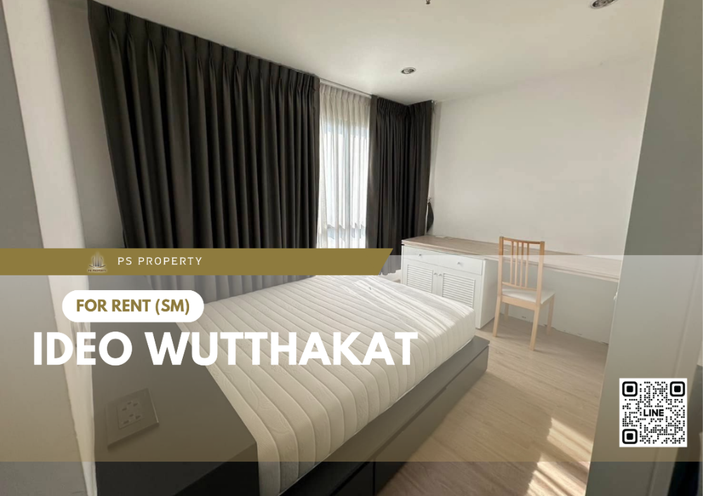 For RentCondoThaphra, Talat Phlu, Wutthakat : For rent 📍 IDEO Wutthakat 📍 Fully furnished and electrical appliances, near The Mall Tha Phra.