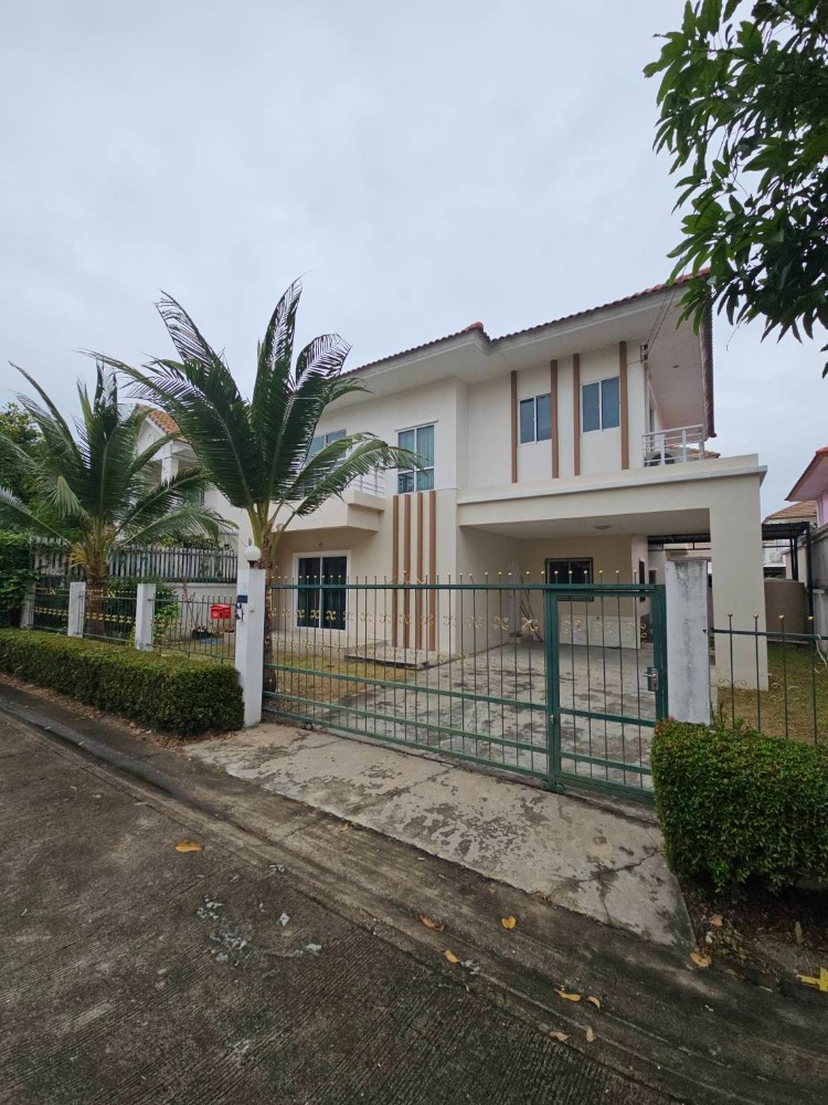 For RentHouseNonthaburi, Bang Yai, Bangbuathong : Single house for rent in Bang Yai, Lalin Village, near Kanchanaphisek Road, 4 bedrooms, dogs allowed outside the house