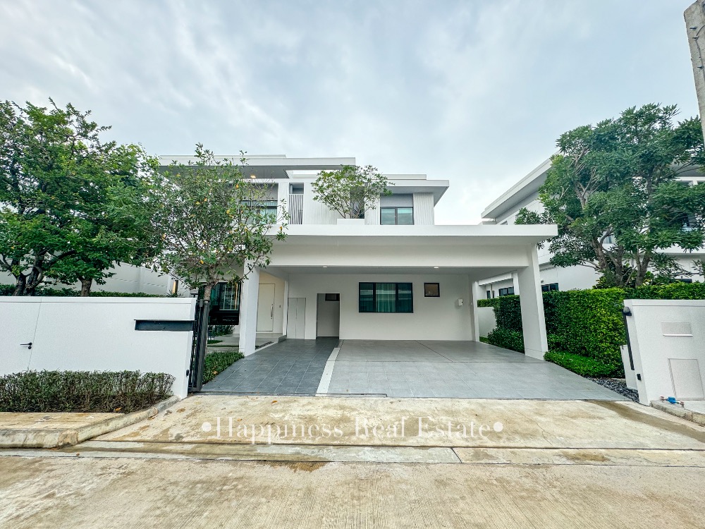 For RentHouseSamut Prakan,Samrong : ✨ [RENT] Luxury house for rent, fully furnished, beautifully decorated, very shady common area project #Bangnakm15