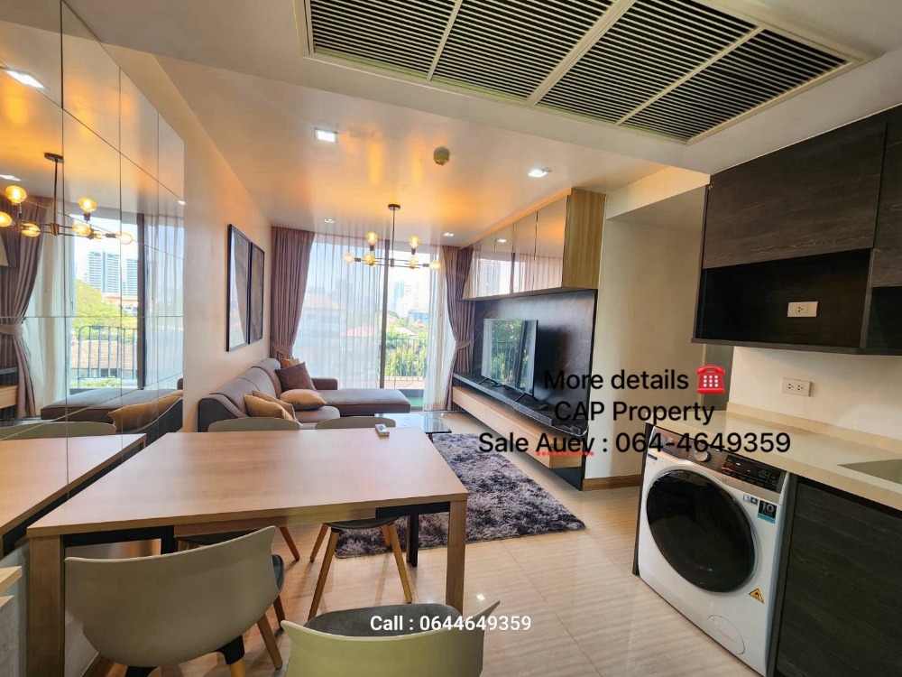 ขายคอนโดสุขุมวิท อโศก ทองหล่อ : Nice Decor (2 Bed 58 Sqm) SELL 8,150,000 THB 🦮🐈 Pet Friendly @BTS Thonglor