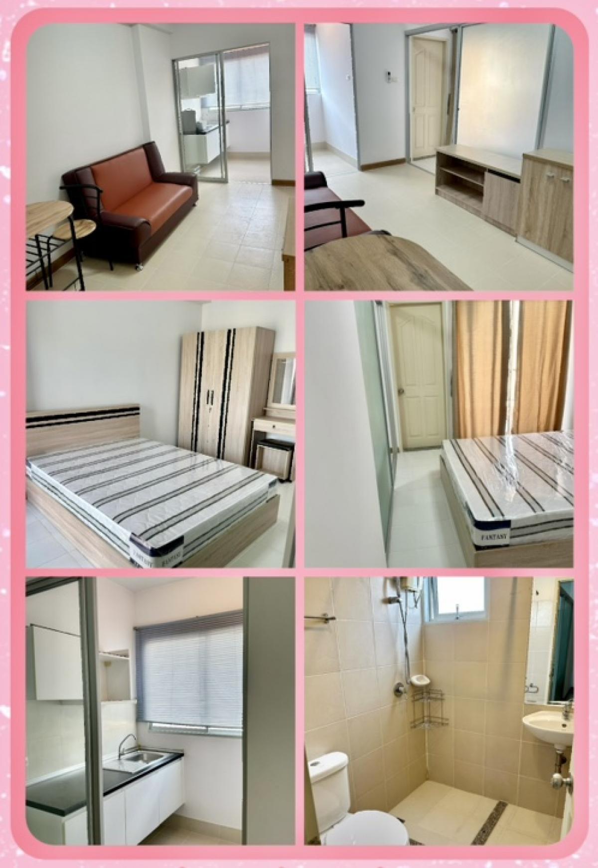 For RentCondoBangna, Bearing, Lasalle : Condo for rent, City Home Srinakarin, 30 sq m., 1 bedroom, 1 bathroom