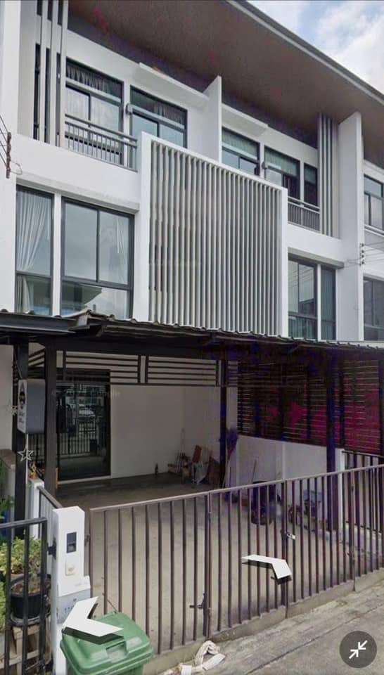 For RentTownhouseLadprao, Central Ladprao : Townhouse for rent, 3 floors, Cozy Lat Phrao 41 project, air-conditioning, full furniture, 3 bedrooms, 3 bathrooms, rental price 27,000 baht per month