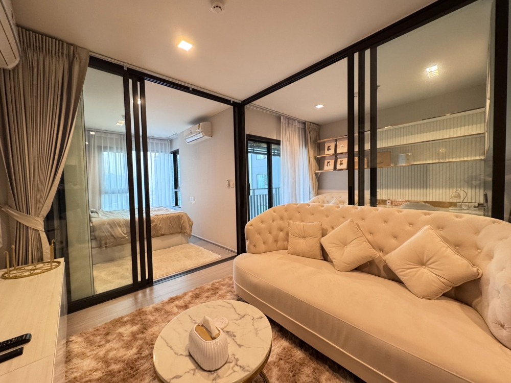 For RentCondoThaphra, Talat Phlu, Wutthakat : Life Sathorn Sierra 1 bedroom + 1 office room, beautifully decorated, ready for rent, available, please inquire.