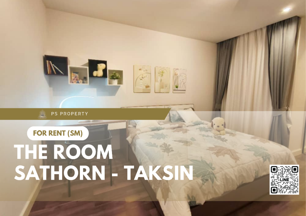 For RentCondoThaphra, Talat Phlu, Wutthakat : For rent ✨ The Room Sathorn - Taksin ✨ complete furniture and electrical appliances, near BTS Saphan Taksin.