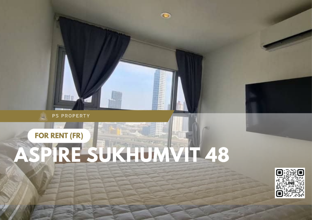 ให้เช่าคอนโดอ่อนนุช อุดมสุข : ให้เช่า 🔥 Aspire Sukhumvit 48 🔥 เฟอร์นิเจอร์ และ เครื่องใช้ไฟฟ้าครบ พร้อมเข้าอยู่ ใกล้ BTS พระโขนง