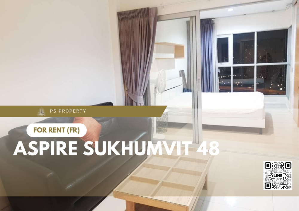 ให้เช่าคอนโดอ่อนนุช อุดมสุข : ให้เช่า ✨ Aspire Sukhumvit 48 ✨ ใกล้ BTS พระโขนง เฟอร์นิเจอร์ และ เครื่องใช้ไฟฟ้าครบ