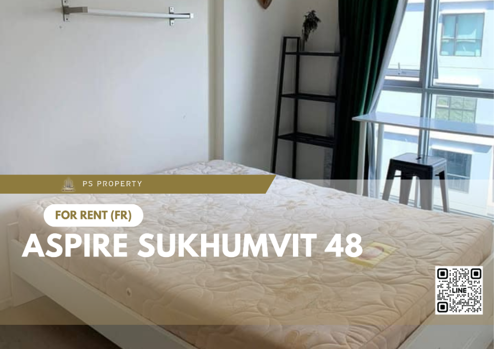 For RentCondoOnnut, Udomsuk : For rent 📍 Aspire Sukhumvit 48 📍 Fully furnished and electrical appliances, near BTS Phra Khanong.