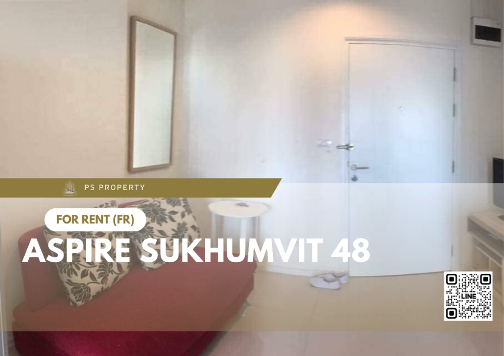 For RentCondoOnnut, Udomsuk : For rent 📍 Aspire Sukhumvit 48 📍 Fully furnished and electrical appliances, near BTS Phra Khanong.