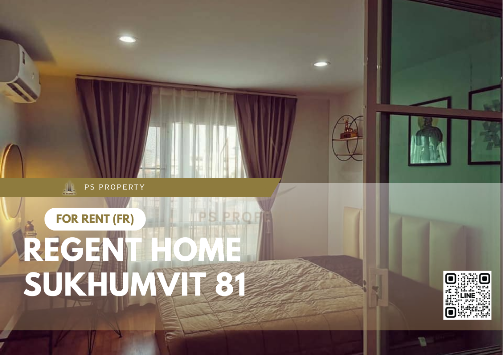 ให้เช่าคอนโดอ่อนนุช อุดมสุข : ให้เช่า ✨ Regent Home Sukhumvit 81 ✨ เฟอร์นิเจอร์ และ เครื่องใช้ไฟฟ้าครบ ใกล้ BTS อ่อนนุช