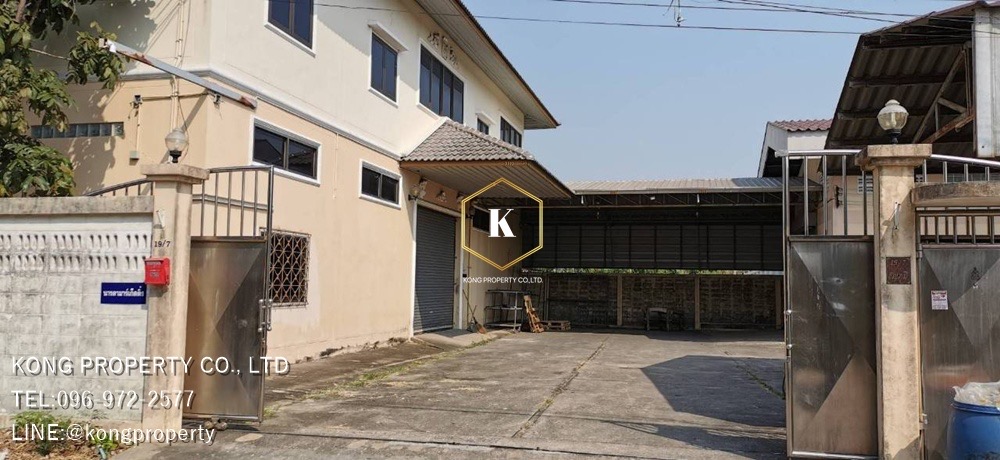 For RentWarehousePhutthamonthon, Salaya : Warehouse for rent, Phutthamonthon Sai 3, Thawi Watthana, Bangkok, 2-storey building, 800 sq m.