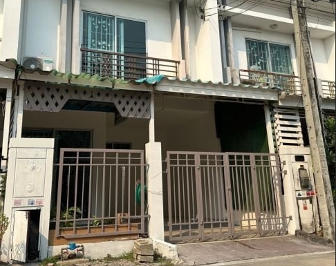 For RentTownhouseSamut Prakan,Samrong : 🏡 For rent, Pruksa Bangna, Km. 5 (Soi Wat Pho Pring) ❤️ empty house, suitable for customers with furniture and electrical appliances themselves. The house is free. Ready to move in. ✅✅ ❤️ Near Mega Bangna, only 7 km (drive 10 minutes