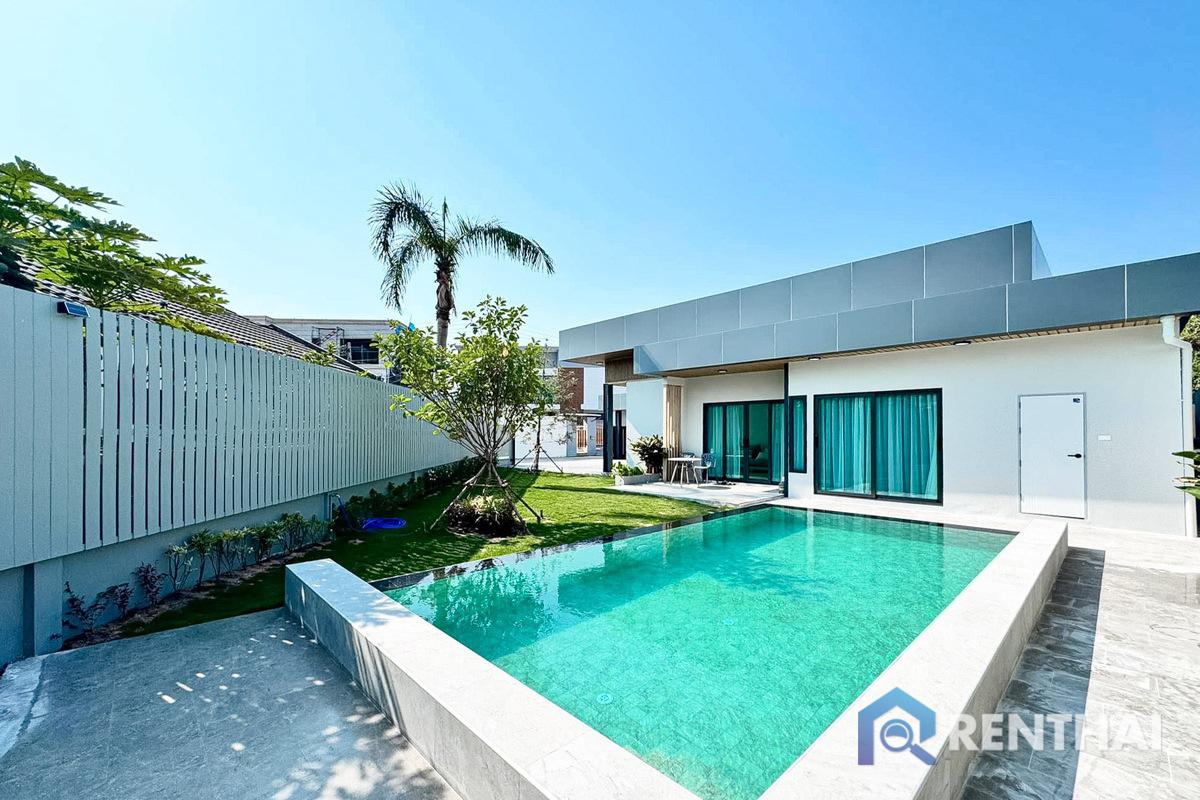 For SalePattaya, Bangsaen, Chonburi : ready to move in! beautiful pool villa Pattaya 3beds 3 baths fully furnished