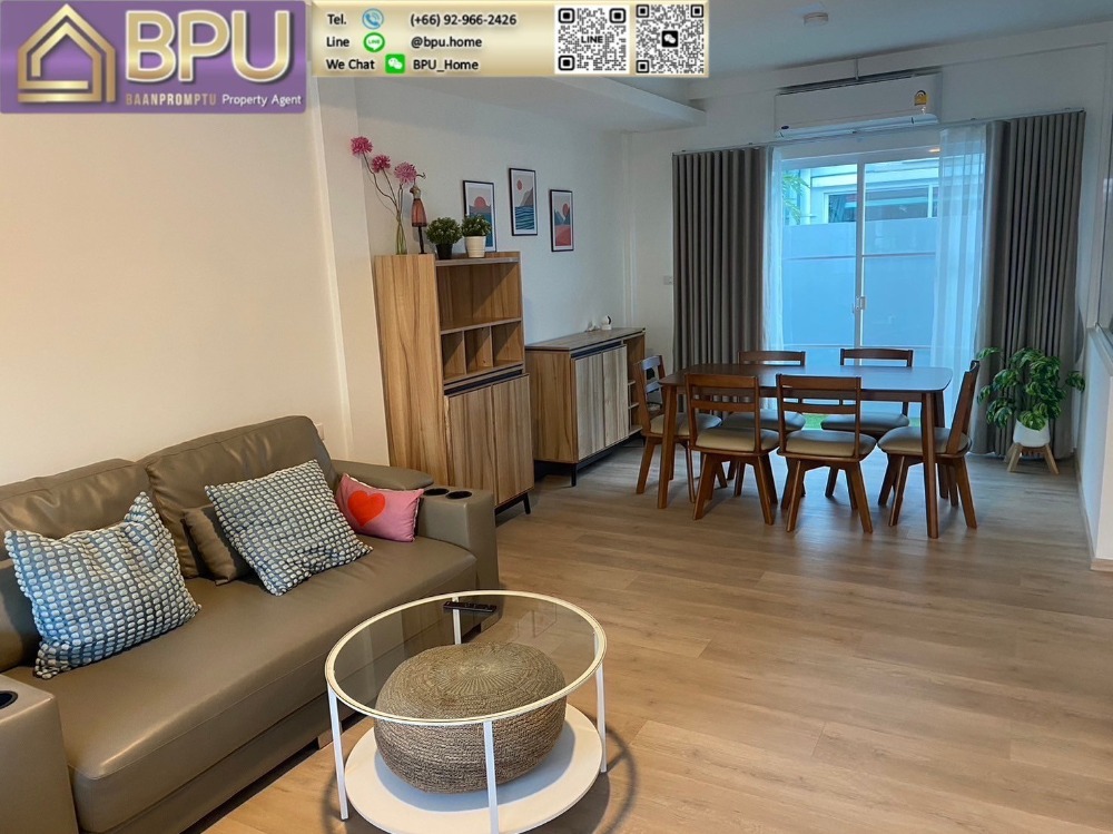 For RentHouseBangna, Bearing, Lasalle : **Pet Friendly 3 Bedrooms Townhome for Rent ** Indy 2 Bangna-Ramkhamhaeng2 Near Mega Bangna