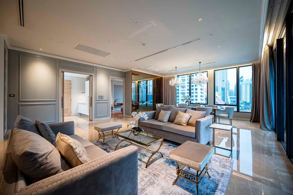 ให้เช่าคอนโดวิทยุ ชิดลม หลังสวน : Super VIP Luxurious Penthouse near Lumphini Park I  Sindhorn Residence