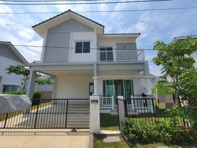 For SaleHouseRama 2, Bang Khun Thian : Single house for sale, 56 sq m, Icon Nature Village, Rama 2 - Thian Thale, 3 bedrooms, Tha Kham Subdistrict, Bang Khun Thian District, Bangkok