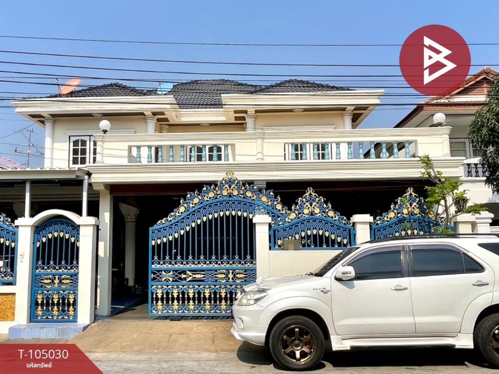 For SaleHouseSamut Prakan,Samrong : For sale: 2-storey detached house, Thongwiwat Villa Village, Bang Muang, Samut Prakan