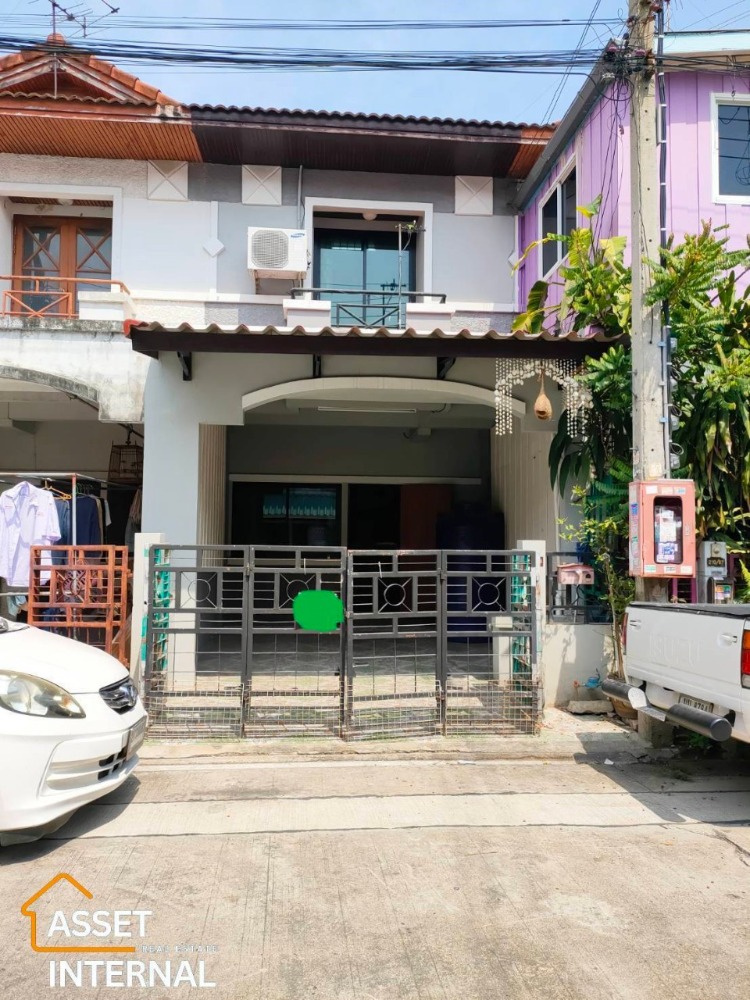 For SaleTownhouseNonthaburi, Bang Yai, Bangbuathong : Townhouse for sale, 2 floors, Chaynam Chamchuri Village, Bang Bua Thong, 18 square wah, 3 bedrooms, Bang Rak Phatthana Subdistrict, Bang Bua Thong District, Nonthaburi