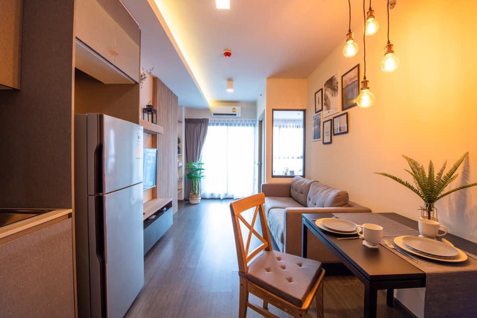 For RentCondoOnnut, Udomsuk : Condo for rent, Ideo Sukhumvit 93 [Ideo Sukhumvit 93], beautiful room, good price, convenient travel, fully furnished, ready to move in immediately, make an appointment to view the room.