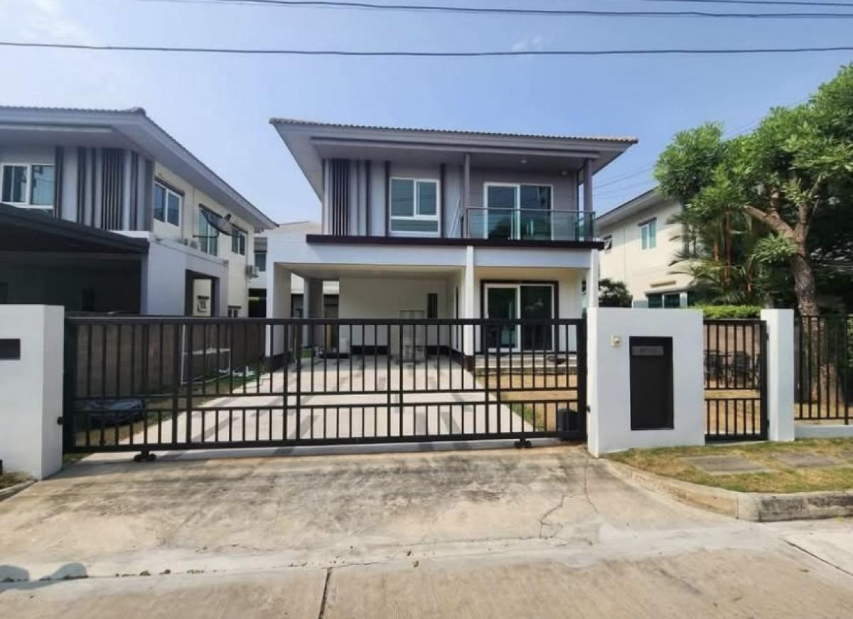 For RentHousePathum Thani,Rangsit, Thammasat : For sale-rent single house 🔥 Saransiri Tiwanon-Chaengwattana 2 🔥 53 sq m 🔥 2 floors 🔥 3 beds 🔥 Ready to move in 🔥 R132-2