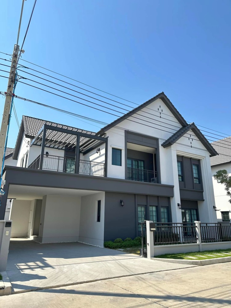 For RentHouseBangna, Bearing, Lasalle : 🎉#For rent, single house, Centro bangna, north direction, good wind, Bangna location