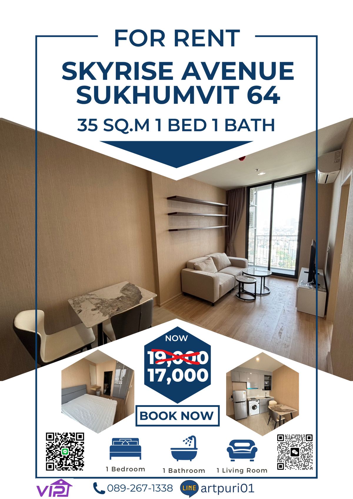 For RentCondoOnnut, Udomsuk : ✨💰The Best Price for one bedroom at Punnawithi and Udom suk area💰✨