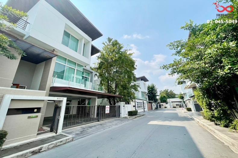 For SaleHousePattanakan, Srinakarin : For sale: 3-storey detached house, 50.8 square meters, Nirvana Beyond Rama 9, Rama 9 Road